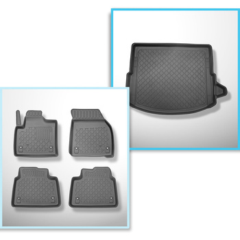 Kit tapis de coffre et tapis de voiture TPE pour: Land Rover Discovery Sport L55