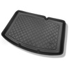 Tapis de coffre adapté pour Toyota Yaris III Hayon (09.2011-08.2020) - bac de coffre - protection de coffre voiture - coffre inférieur