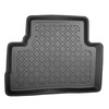 Kit tapis de coffre et tapis de voiture TPE pour: Nissan Qashqai II J11 Crossover (02.2014-05.2021) - coffre inférieur avec roue è usage temporaire (plancher double enlevé du coffre)