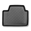 Tapis de sol en TPE adapté pour BMW 3 G20, G21, G80 Touring, Berline (03.2019-....) - aussi pour la version hybride - tapis de voiture - noir
