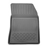 Tapis de sol en TPE adapté pour Opel Astra L Hayon (11.2021-....) - aussi pour Plug-in Hybrid; pas pour la version électrique - tapis de voiture - noir