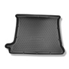 Tapis de coffre adapté pour Renault Trafic II Van (09.2001-08.2014) - bac de coffre - protection de coffre voiture - version pour le transport de passagers (break / tour); pour l'espace derriere 3e rangée de sieges; climatisation complémentaire; L2 (empat