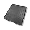 Tapis de coffre adapté pour Opel Zafira Life Monospace (03.2019-....) - bac de coffre - protection de coffre voiture - version pour le transport de passagers (break / tour; derriere 2e rangée de sieges; empattement long