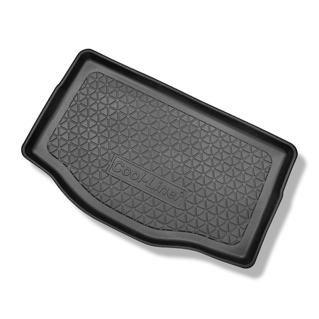 Tapis de coffre adapté pour Ssangyong Tivoli SUV (03.2015-2018) - bac de coffre - protection de coffre voiture - coffre supérieur (avec plancher multi-fonctions)