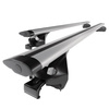 Barres de toit en aluminium adapté pour Audi A4 B9 Allroad (2016-2024) - Porte-Bagages de Voiture argent - rails