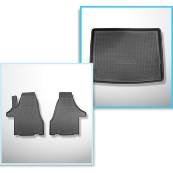 Kit tapis de coffre et tapis de voiture TPE pour: Volkswagen Multivan T6, T6.1 V