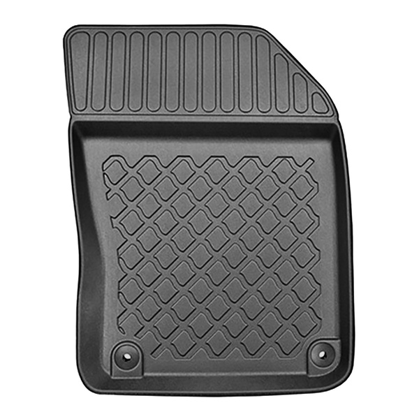 Tapis de sol en TPE adapté pour Volvo V90 Break, Cross Country (09.2016-....) - tapis de voiture - noir