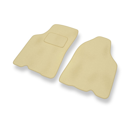 Tapis de Sol Velours adapté pour Kia Shuma II (2001-2005) - Premium tapis de voiture - beige