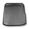 Tapis de coffre adapté pour Volkswagen Arteon Fastback, Shooting Brake (06.2017-....) - bac de coffre - protection de coffre voiture - avec roue de secours