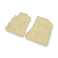 Tapis de Sol Velours adapté pour Ford Mustang VI Coupé, Cabriolet (2014-2023) - Premium tapis de voiture - beige