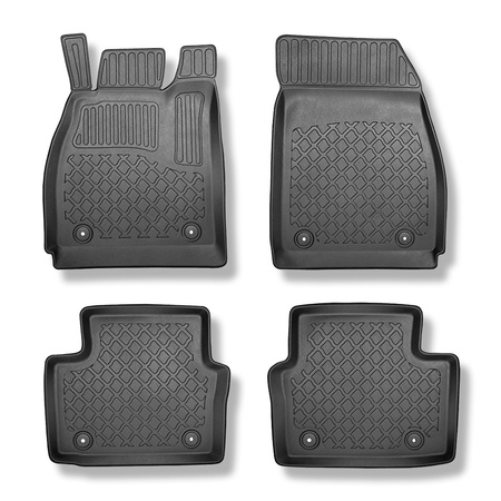 Tapis de sol en TPE adapté pour Opel Insignia Berline (12.2015-10.2022) - tapis de voiture - noir