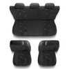 Housses de siège adaptées pour Mazda CX-5 I, II (2011-2019) - housse siege voiture universelles - couverture siege - UNE-GR