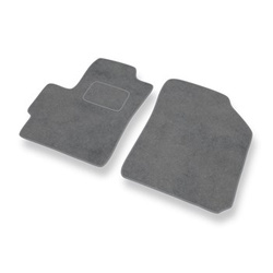 Tapis de Sol Velours adapté pour Chevrolet Spark I M200/M250 Hayon (2005-2009) - Premium tapis de voiture - gris