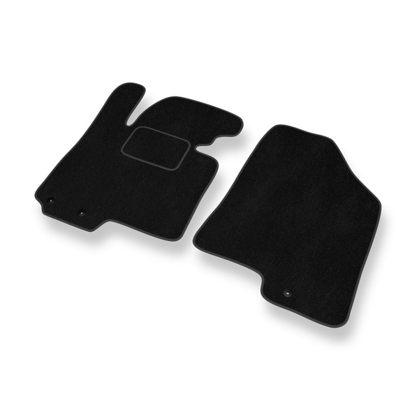 Tapis de Sol Velours adapté pour Hyundai ix35 SUV (2010-2015) - Premium tapis de voiture - noir