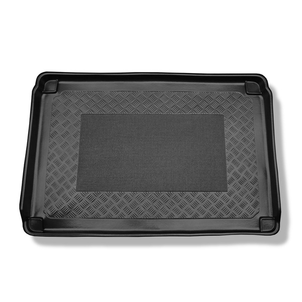 Tapis de coffre adapté pour Peugeot Partner II Van (2008-08.2018) - bac de coffre - protection de coffre voiture - 5 places; non pour cargo / camion