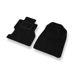 Tapis de Sol Velours adapté pour Honda Civic VII Coupé, Hayon, Berline (2001-2005) 3 portes, 4 portes - Premium tapis de voiture - noir