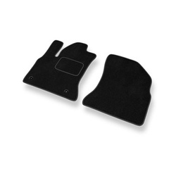 Tapis de Sol Velours adapté pour Citroen C4 Grand Picasso I Monospace (2006-2013) - Premium tapis de voiture - noir