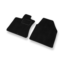 Tapis de Sol Velours adapté pour Nissan Qashqai I Crossover (2007-2013) - Premium tapis de voiture - noir