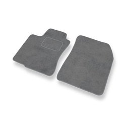 Tapis de Sol Velours adapté pour Mazda 323 V Coupé, Hayon, Berline (1994-1998) - Premium tapis de voiture - gris