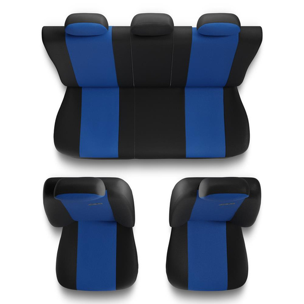 Housses de siège adaptées pour Mazda CX-9 (2006-2016) - housse siege voiture universelles - couverture siege - X.R-BL