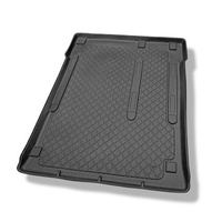 Tapis de coffre adapté pour Mercedes-Benz Vito W639 Van (08.2003-09.2014) - bac de coffre - protection de coffre voiture - pour l'espace derriere 2e rangée de sieges (3e rangée dans la voiture ou enlevée); Long Combi (empattement 3.200 mm, longueur du véh