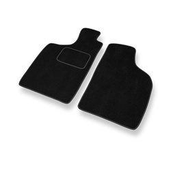 Tapis de Sol Velours adapté pour Nissan Navara D22 Pick-Up (1997-2005) - Premium tapis de voiture - noir