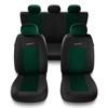 Housses de siège adaptées pour Audi A1 I, II (2010-2019) - housse siege voiture universelles - couverture siege - S-GR
