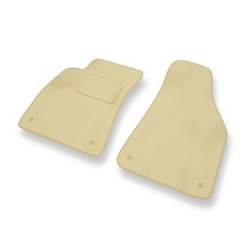 Tapis de Sol Velours adapté pour Audi A4 II B6 (2000-2005) - Premium tapis de voiture - beige