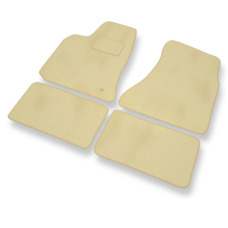 Tapis de Sol Velours adapté pour Chrysler 300C I (2005-2010) - Premium tapis de voiture - beige