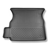 Tapis de coffre adapté pour Tesla Model X SUV (01.2021-....) - bac de coffre - protection de coffre voiture - 6/7 places; derrière 2ème rangée de sièges (3me rangée abaissée)