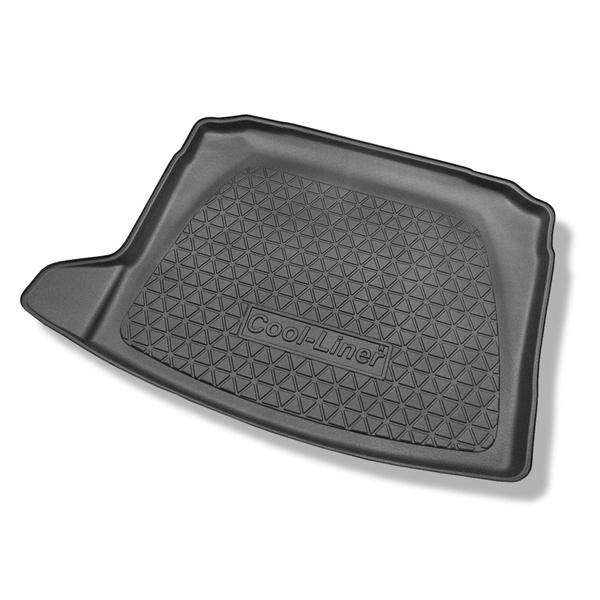 Tapis de coffre adapté pour Volkswagen Tiguan II SUV (05.2016-....) - bac de coffre - protection de coffre voiture - coffre inférieur; modèles sans plancher amovible du coffre; non pour version ehybride