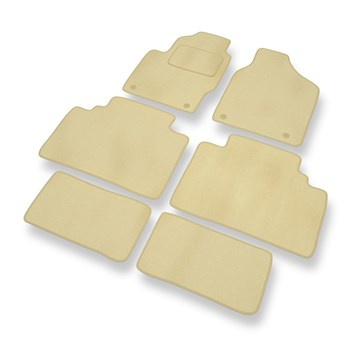 Tapis de Sol Velours adapté pour Seat Alhambra I Van (1996-2000) - Premium tapis