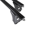 Barres de toit en aluminium adapté pour Iveco Daily III, IV, V, VI Van (2000-....) - Porte-Bagages de Voiture noir - points de montage - (suivant le modèle de voiture ils peuvent se situer à différents endroits)
