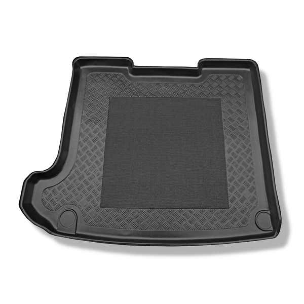Tapis de coffre adapté pour Volkswagen Multivan T5 L2 Van (2003-05.2015) - bac de coffre - protection de coffre voiture - empattement long; derriere 3e rangée de sieges