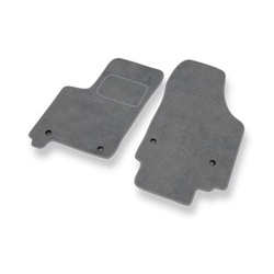 Tapis de Sol Velours adapté pour Opel Meriva A Monospace (2002-2010) - Premium tapis de voiture - gris