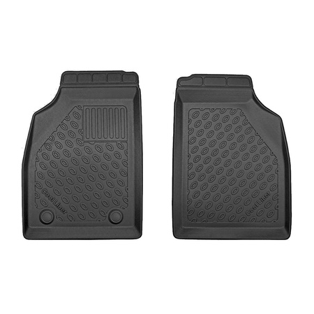 Tapis de sol en TPE adapté pour Microcar M. Go SUV (2015-....) - tous les modèles - tapis de voiture - noir