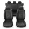 Housses de siège adaptées pour Audi A4 B5, B6, B7, B8, B9 (1995-2024) - housse siege voiture universelles - couverture siege - PRF-BE