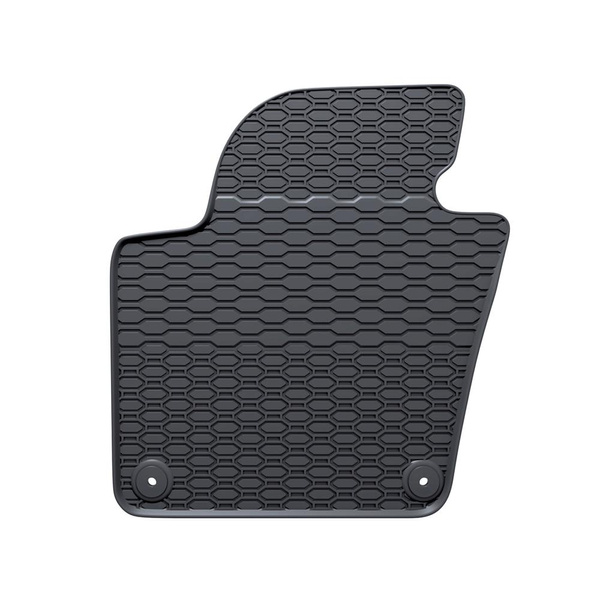 Tapis de sol en caoutchouc adapté pour Volkswagen Sharan II Van (2010-2022) - tapis de voiture - noir - 4 pcs.