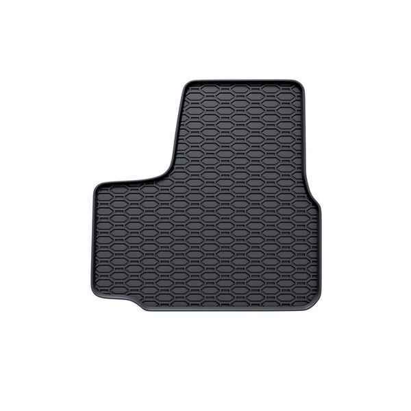 Tapis de sol en caoutchouc adapté pour Volkswagen up! Hayon (2011-2023) - tapis de voiture - noir - 4 pcs.