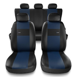 Housses de siège adaptées pour Audi A4 B5, B6, B7, B8, B9 (1995-2024) - housse siege voiture universelles - couverture siege - XL-BL