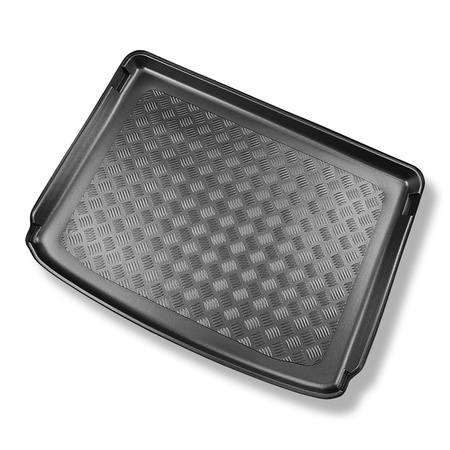 Tapis de coffre adapté pour Audi A3 8Y Sportback (03.2020-....) - bac de coffre - protection de coffre voiture - coffre supérieur; plancher amovible en la position la plus haute