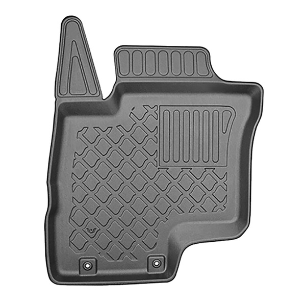 Tapis de sol en TPE adapté pour Mitsubishi Eclipse Cross Plug-in Hybrid SUV (03.2021-....) - tapis de voiture - noir