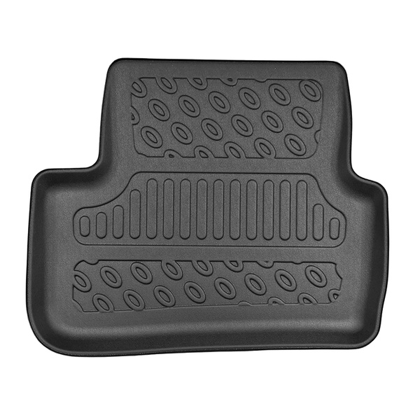 Kit tapis de coffre et tapis de voiture TPE PREMIUM pour: Mercedes-Benz CLA C117 Shooting Brake (01.2015-08.2019) - cavité droite amovible dans les modèles avec filet latéral