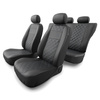 Housses de siège adaptées pour Audi A4 B5, B6, B7, B8, B9 (1995-2024) - housse siege voiture universelles - couverture siege - PRF-BL