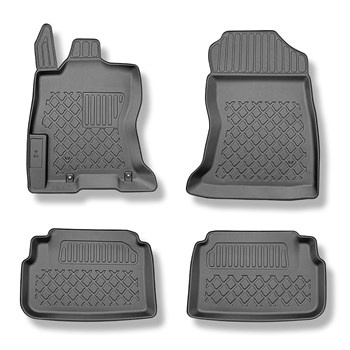 Tapis de sol en TPE adapté pour Subaru XV II e-Boxer SUV (12.2019-2023) - tapis de voiture - noir