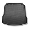 Tapis de coffre adapté pour Skoda Rapid Liftback (10.2012-03.2019) - bac de coffre - protection de coffre voiture