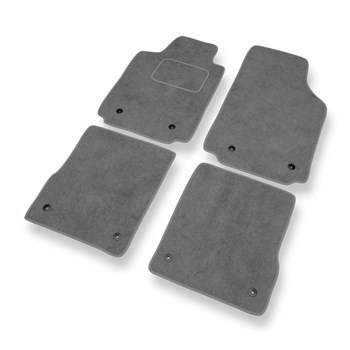 Tapis de Sol Velours adapté pour Audi A2 I 8Z (1999-2005) - Premium tapis de voiture - gris