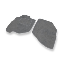 Tapis de Sol Velours adapté pour Honda Jazz II Hayon (2002-2008) - Premium tapis de voiture - gris