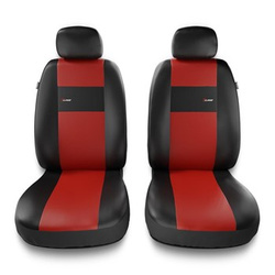 Housses de siège avant adaptées pour Alfa Romeo 166 I, II, III (1998-2007) - housse siege voiture universelles - couverture siege conducteur - 2XL-RD