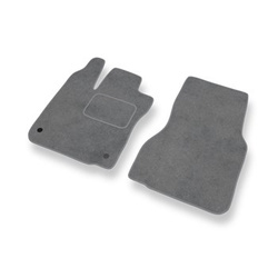 Tapis de Sol Velours adapté pour Smart Forfour II Hayon (2014-2023) - Premium tapis de voiture - gris